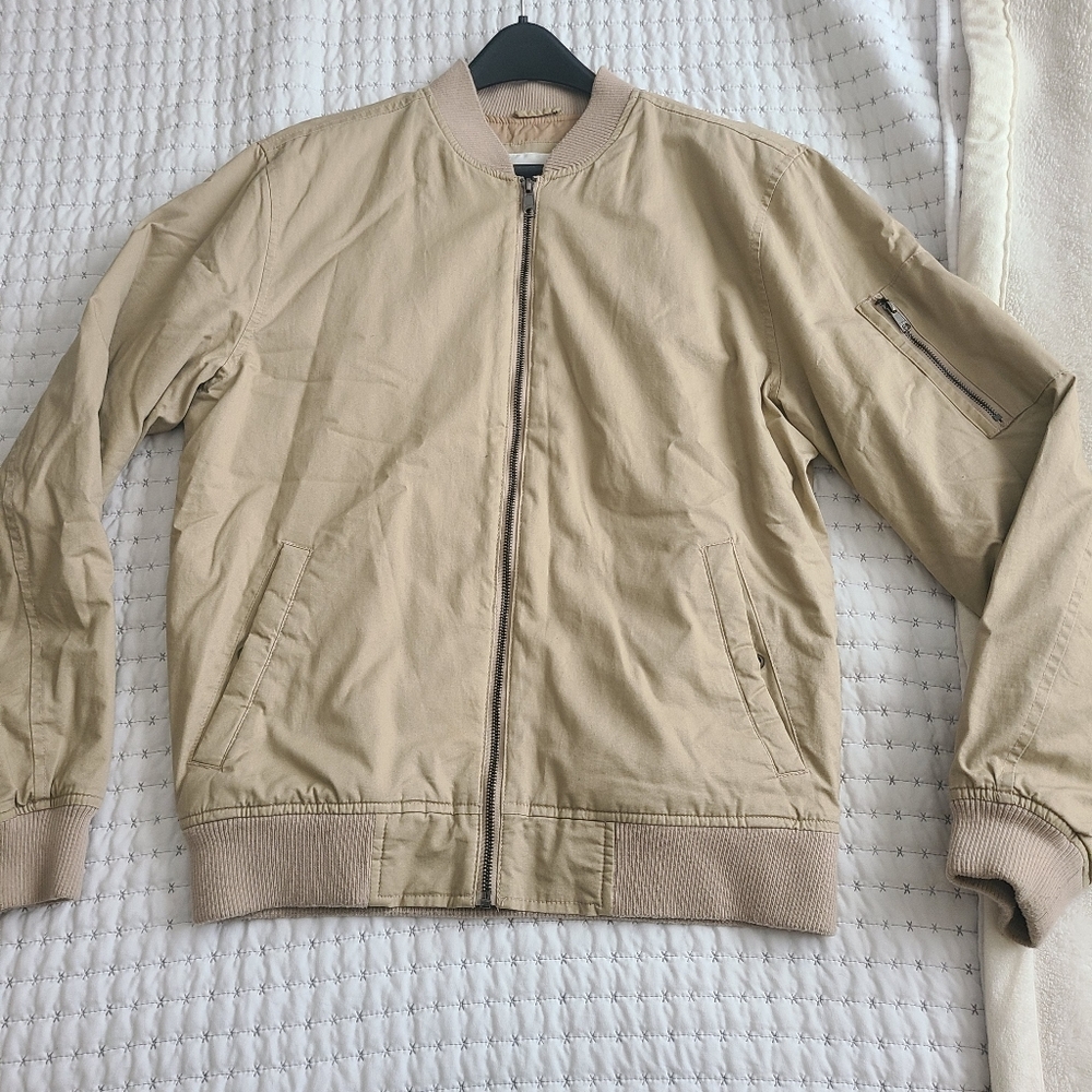 Old Navy Bomber Tan Jacket
